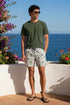 Pantaloneta de Baño Hombre Estampada - Tiburones Humo