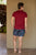 Pantaloneta de Baño Hombre Estampada - Cangrejos Oscura