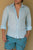 Camisa 100% Lino para Hombre - Baby blue