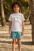 Pantaloneta de Baño Niño - Tortugas Azules