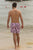 Pantaloneta de Baño Hombre Estampada - Ballenas rosada